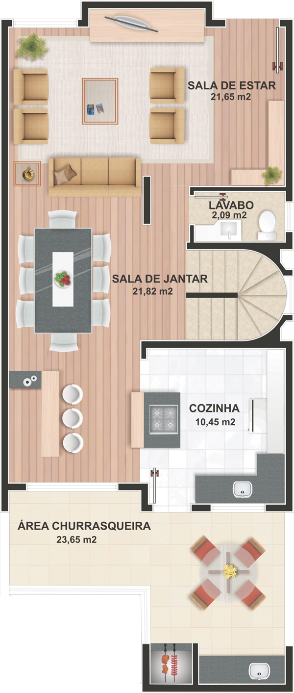 Planta 1 andar